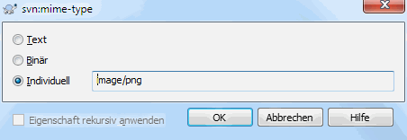 Eigenschaftsseite svn:mime-type